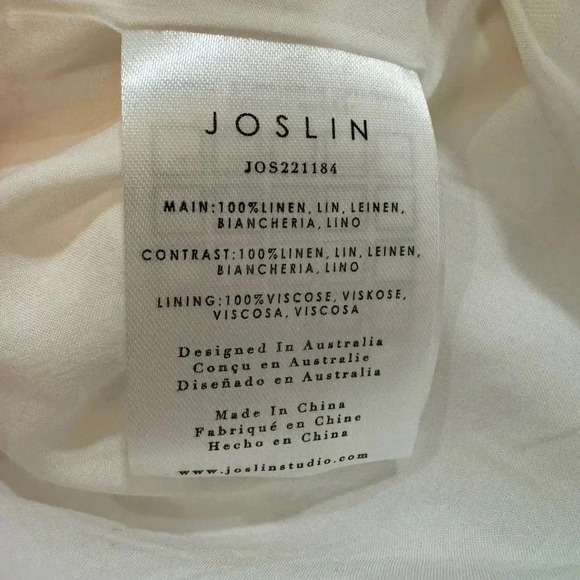 NWT Joslin Sleeveless Button-Detail Midi Dress size S - Picture 12 of 13